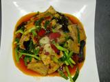 韭菜炒豆腐