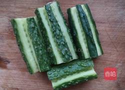 花朵黄瓜的做法图解2