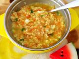 胡萝卜鸡蛋米汤羹（宝宝食谱）