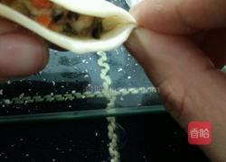 白菜猪肉饺子(麦穗饺子包法)的做法图解8