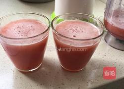 鲜榨草莓汁的做法图解4
