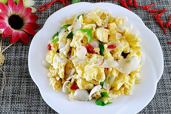 百合炒鸡蛋的做法 菜谱 香哈网