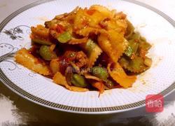 肉沫蚕豆鲜香蝴蝶面的做法图解10