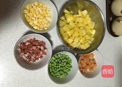 菠萝炒饭的做法图解4