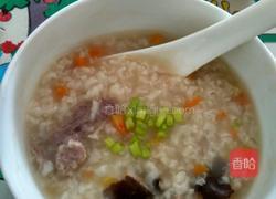 胡萝卜冬菇瘦肉粥的做法图解5