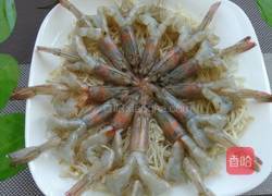 金针菇蒜蓉开背虾的做法图解10