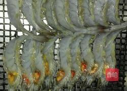 烤蒜蓉开边虾的做法图解2