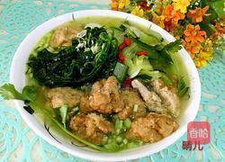 酥肉黄瓜芨菜汤的做法图解8