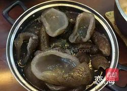 海参（球参）鱼胶养生汤的做法图解3