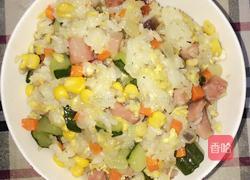 什锦炒饭的做法图解4