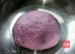 紫薯双色馒头的做法图解3