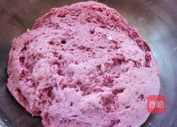 紫薯双色馒头的做法图解4