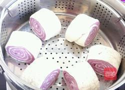 紫薯双色馒头的做法图解13