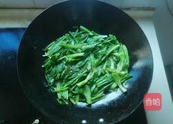 清炒油麦菜的做法图解6