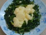 日式豆腐炒韭菜