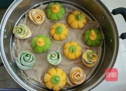 南瓜豆沙馒头的做法图解10
