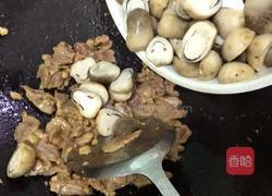 瘦肉炒草菇的做法图解5