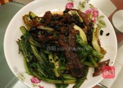 罐头豆鼓鲮鱼炒芥菜的做法图解4