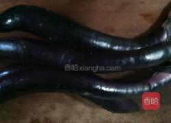 干煸茄子的做法图解1