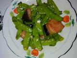 腊肉炒豌豆