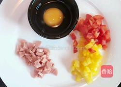 三色炒饭的做法图解2