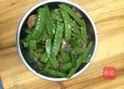 烧肉炒荷兰豆的做法图解9