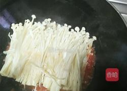 茄汁金针汤的做法图解4