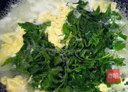 菊叶蛋汤的做法图解7