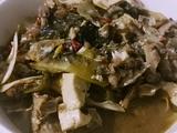 酸菜鱼头豆腐