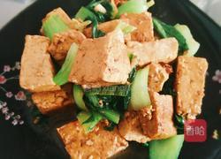 豆腐烧油菜的做法图解11