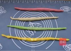 彩色绣球面包做法的做法图解6