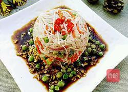 蒜香青豆拌金针菇的做法图解16