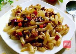 蔬菜肉末拌通心粉的做法图解7