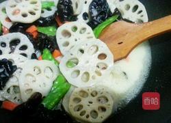 荷塘小炒的做法图解9