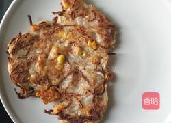 玉米萝卜丝饼的做法图解6