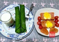 菠菜鸡蛋饼的做法图解6