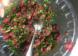 牛肉韭菜薄饼的做法图解1