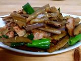 腊肉炒茄子