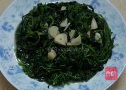蒜香野菜的做法图解4