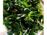 小鱼凉拌菠菜
