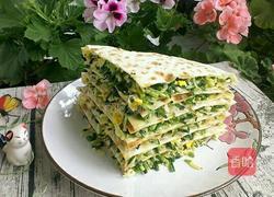 野蒜鸡蛋菜饼的做法图解16