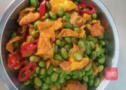 鸡蛋炒青豆的做法图解3