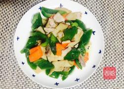 杏鲍菇青椒滑肉片的做法图解6