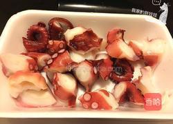 蒜香杏鲍菇章鱼的做法图解2