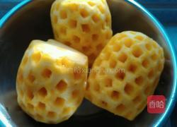 菠萝果肉饼干的做法图解1