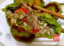 翡翠藕饼的做法图解7