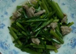 韭菜花炒肉