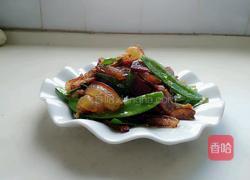 豌豆片炒腊肉的做法图解8