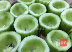 黄瓜酿肉的做法图解4