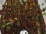 孜然蒜香烤茄子